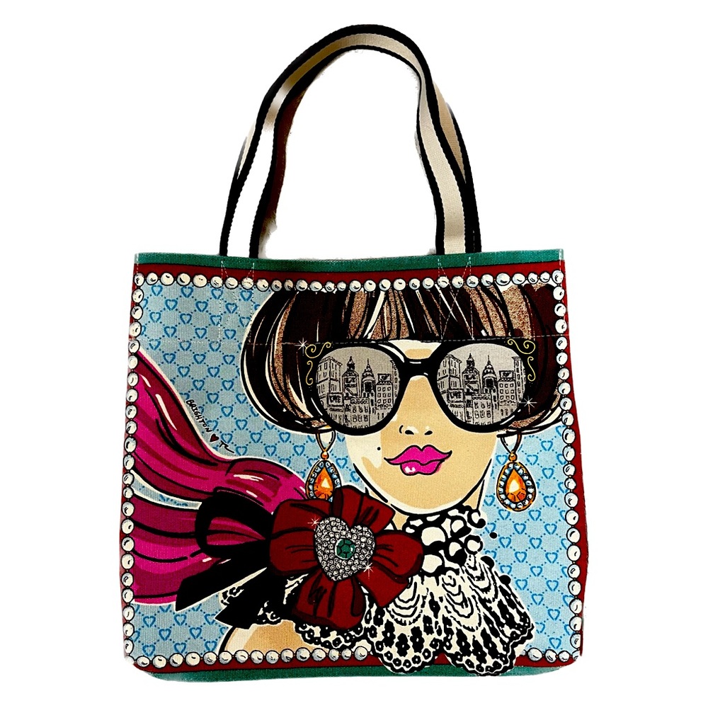 Brighton Sparkle and Shine Canvas Tote Bag